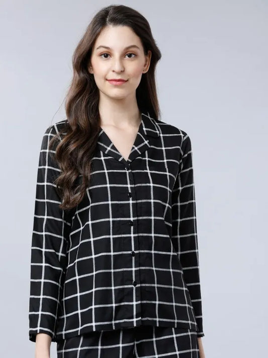 Suburbans   Printed Regular Fit Sleep Shirts