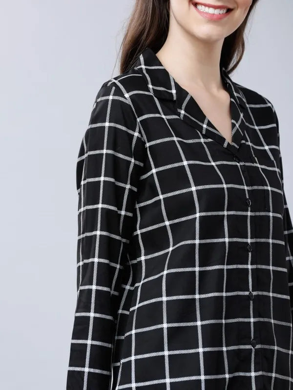 Suburbans   Printed Regular Fit Sleep Shirts
