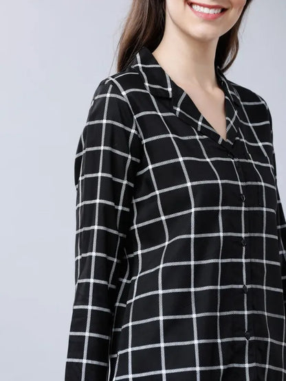 Suburbans   Printed Regular Fit Sleep Shirts