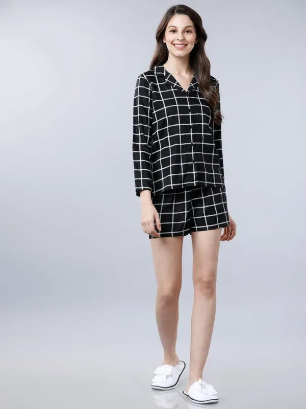 Suburbans   Printed Regular Fit Sleep Shirts