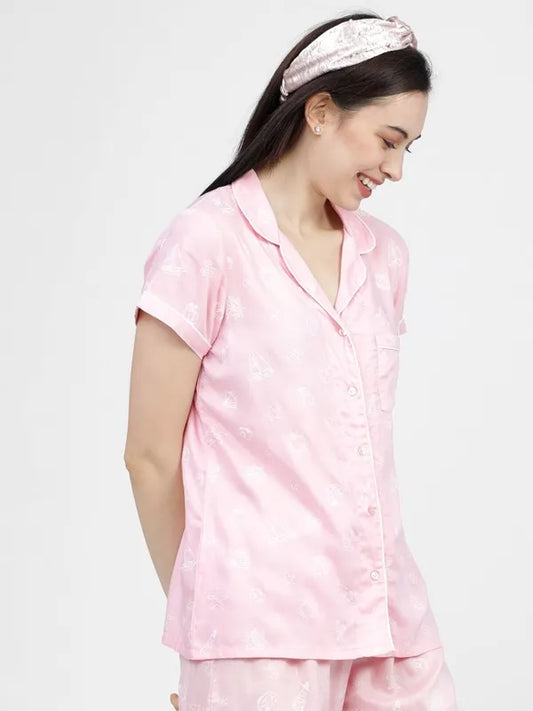 Suburbans  Printed Regular Fit Sleep Shirts