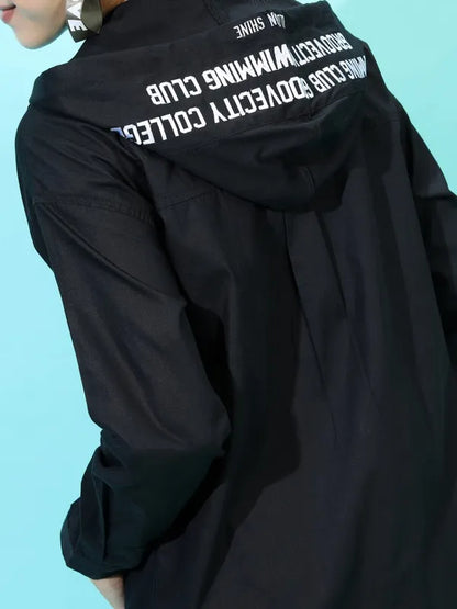 Suburbans  Women Black Printed Casual Shirts