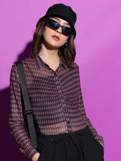 Suburbans  Women Multi Printed Casual Shirts