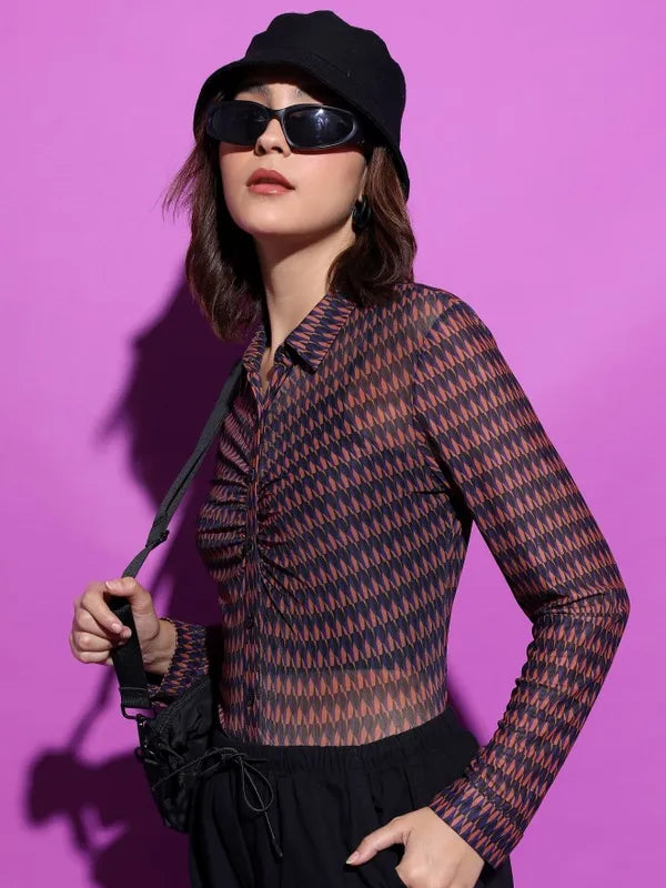 Suburbans  Women Multi Printed Casual Shirts