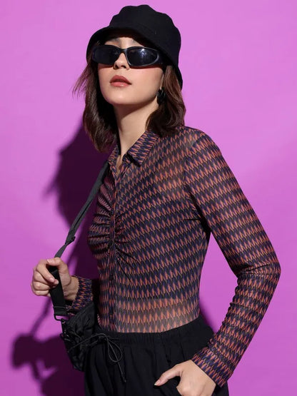 Suburbans  Women Multi Printed Casual Shirts