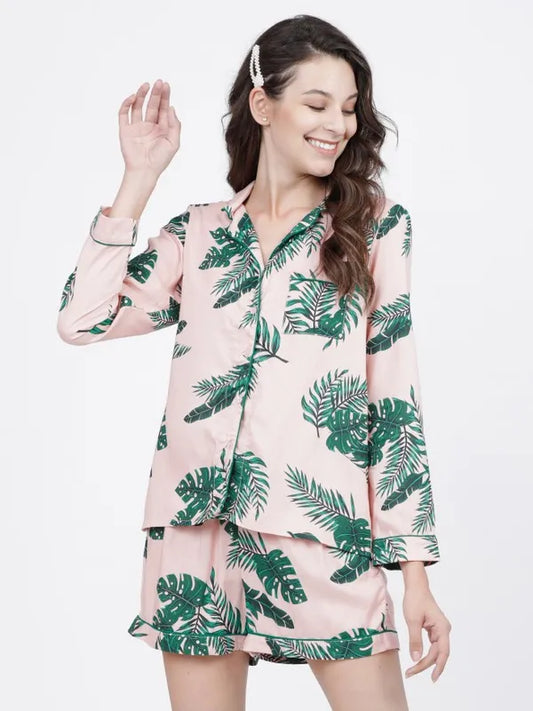 Suburbans  Lounge Shirt With Shorts