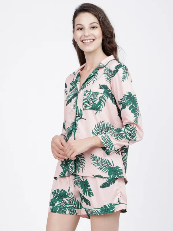 Suburbans  Lounge Shirt With Shorts