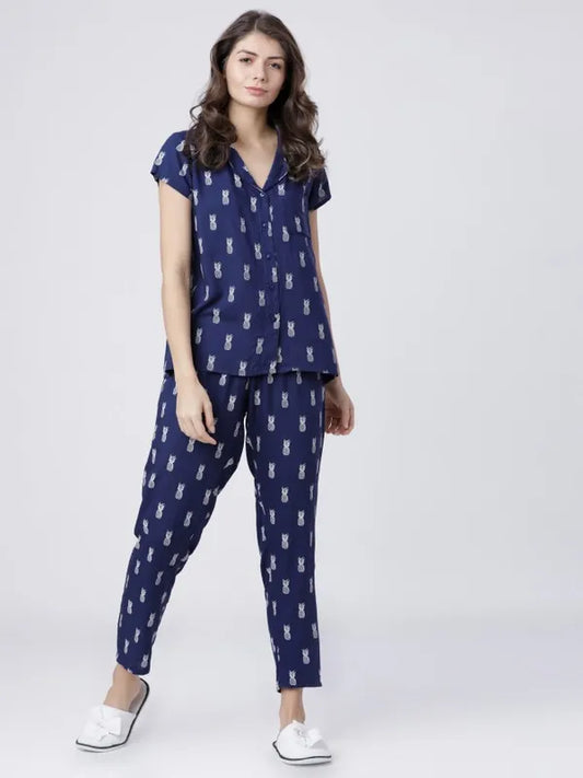 Suburbans  Lounge Shirt With Pant