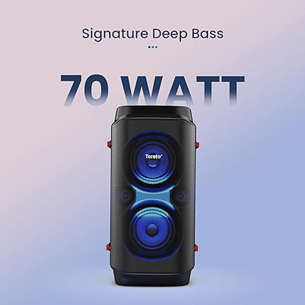 Toreto Party Box Wireless Bluetooth Party Speaker