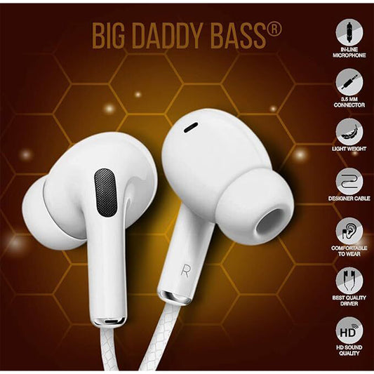 Ubon UB-81 Universal Earphone With Super Extra Bass Wired Headset (White, In the Ear)