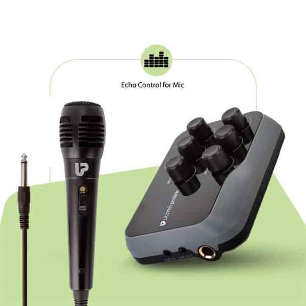 UltraProlink UM1002 Sing Along Karaoke Bluetooth Mixer with Karaoke Microphone