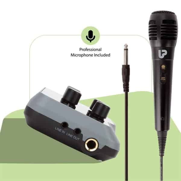 UltraProlink UM1002 Sing Along Karaoke Bluetooth Mixer with Karaoke Microphone