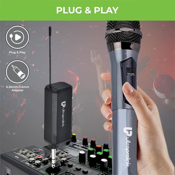Ultraprolink Sonic Duet Dual Dynamic Wireless Microphone