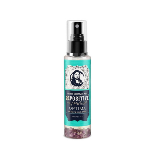 BEPOSITIVE Optima For Eternal Positiveness For Men & Women For positive transformation in daily life, Infused with crystals, Long Lasting Perfume (100 ml) Pack of 1