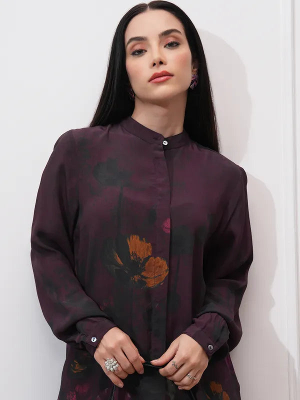 Suburbans  Women Multi Printed Regular Fit Casual Shirt