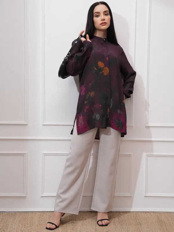 Suburbans  Women Multi Printed Regular Fit Casual Shirt