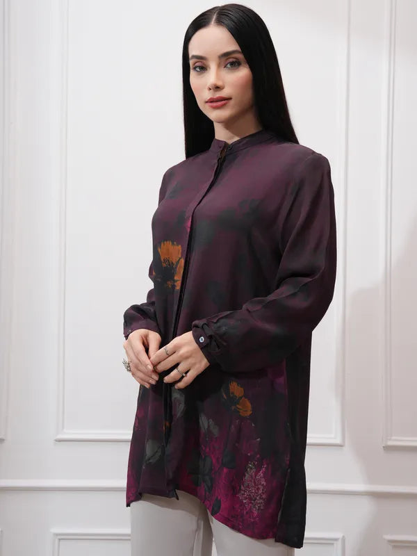 Suburbans  Women Multi Printed Regular Fit Casual Shirt