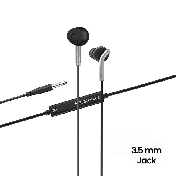 Zebronics ZEB-Bro in Ear Wired Earphones with Mic