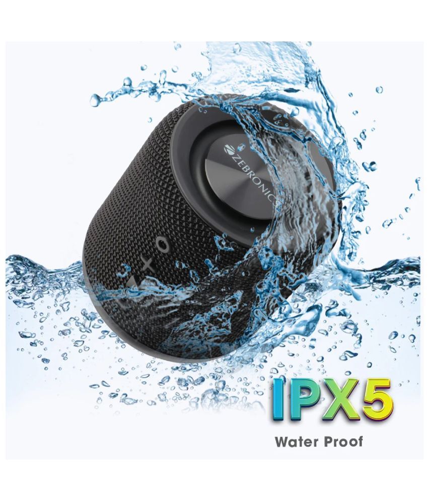 ZEBRONICS Zeb-MUSIC BOMB X MINI (BLACK) -PORTABLE BT SPEAKER