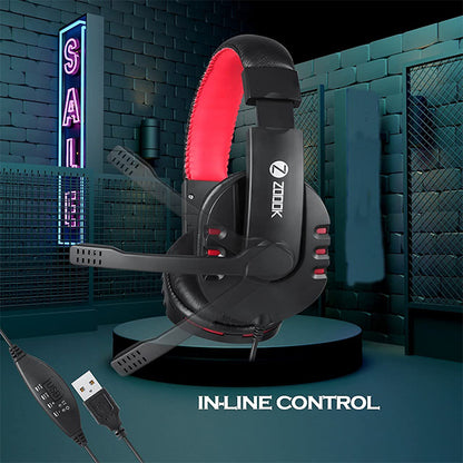 Zoook ZK-Communicate Wired Over Ear Headphone with Mic