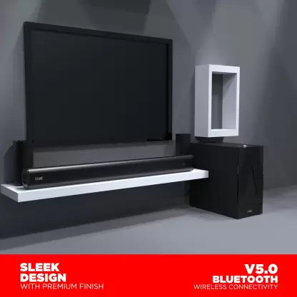Seald Pack) boAt Aavante Bar 3150D 260 W Bluetooth Soundbar (Premium Black, 5.1 Channel)