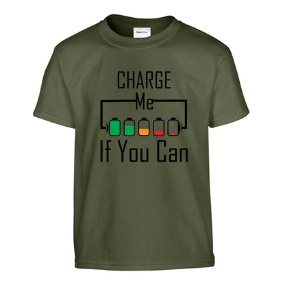 Charge me If you can | Premium Cotton T-Shirts