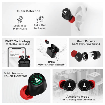 boAt Airdopes 500 ANC Wireless Earbuds