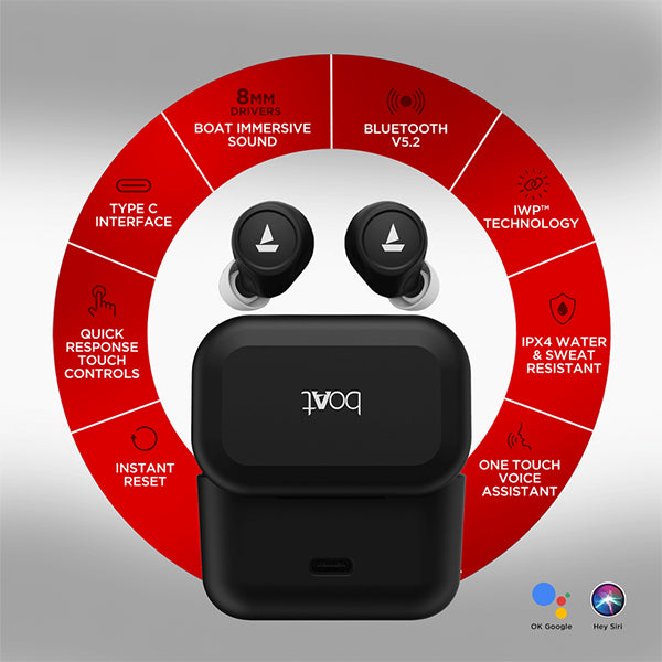 boAt Airdopes 501 ANC Wireless Earbuds