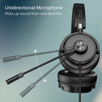 boAt BassHeads 900 Pro On-Ear Wired Headphones