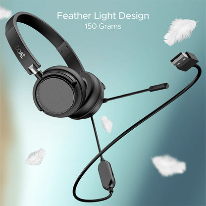 boAt BassHeads 900 Pro On-Ear Wired Headphones