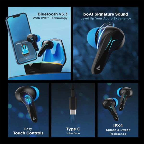 boAt Immortal 128 Gaming Earbuds with ENx Technology