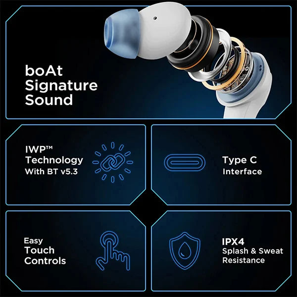 boAt Immortal 131 TWS Wireless Gaming Earbuds
