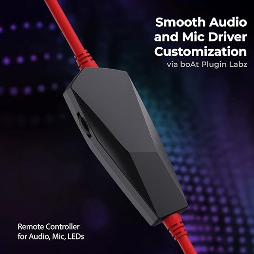 boAt Immortal IM 400 Over-Ear Wired Gaming Headphones