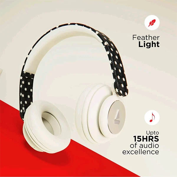 boAt Rockerz 450 Masaba Edition Black Star Headphones