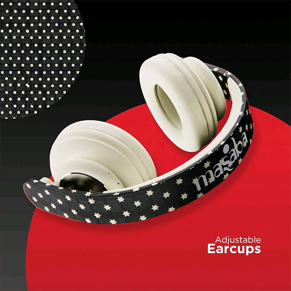 boAt Rockerz 450 Masaba Edition Black Star Headphones