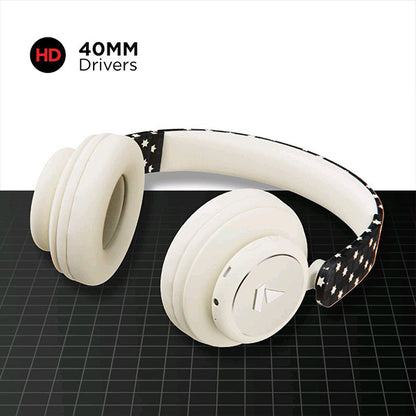 boAt Rockerz 450 Masaba Edition Black Star Headphones