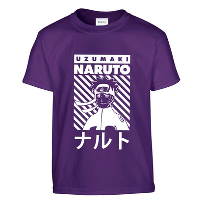 Naruto Design White | Premium Cotton T-Shirts