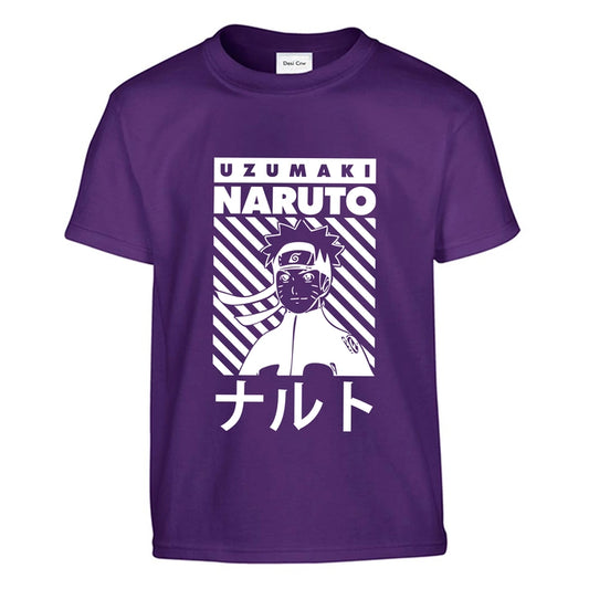 Naruto Design White | Premium Cotton T-Shirts
