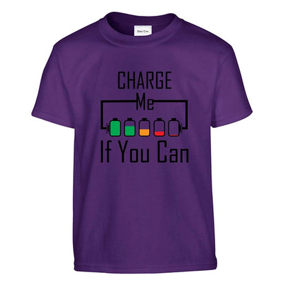 Charge me If you can | Premium Cotton T-Shirts