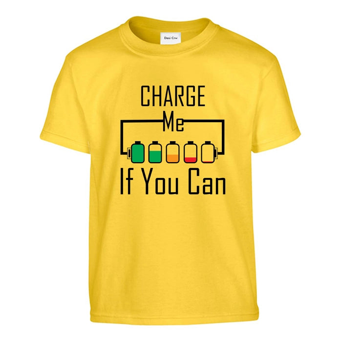 Charge me If you can | Premium Cotton T-Shirts