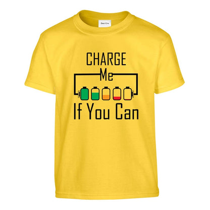 Charge me If you can | Premium Cotton T-Shirts