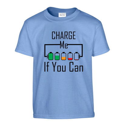 Charge me If you can | Premium Cotton T-Shirts
