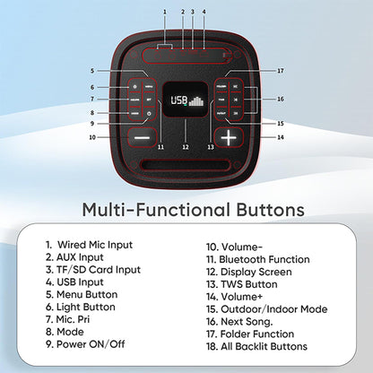 iGear X-Bass 100 Portable Bluetooth Party Speaker