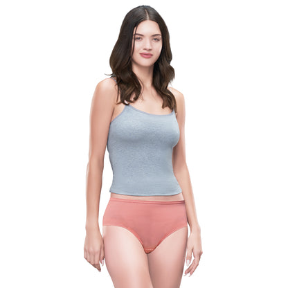 Suburbans Women’s Hipster Panties – Pack of 2, 100% Super Combed Cotton, Low Rise with Inner Elastic Waistband
