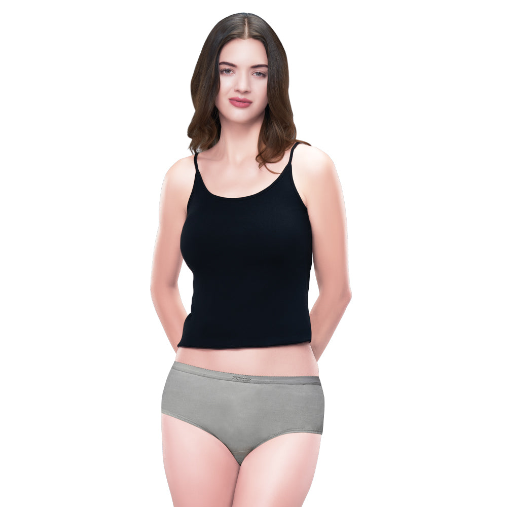 Suburbans Hipster Pack of 2 – 100% Super Combed Cotton Low Rise Panties, Outer Elastic Waistband, Label-Free, Ultra-Soft Comfort for Everyday Wear
