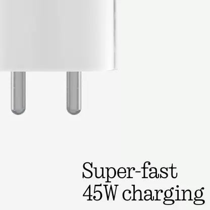 Nothing phone (1) 45W ,USB-C Compatible Power Charger (White)