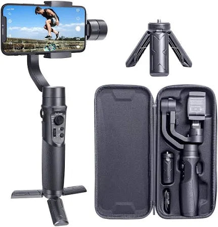 Pro Smartphone 3 Axis Gimbal Handheld Stabilizer for Mobiles and Action GoPro