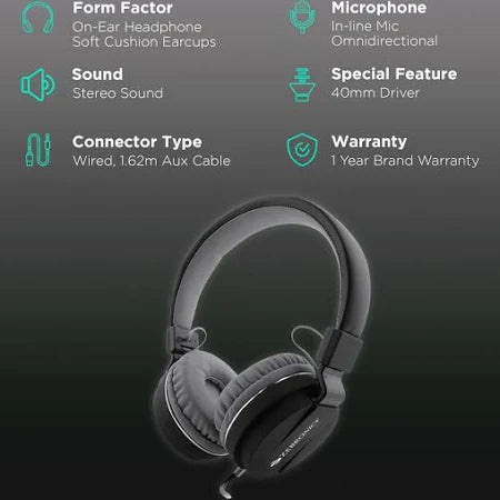 ZEBRONICS Zeb-Storm-BLACK Wired