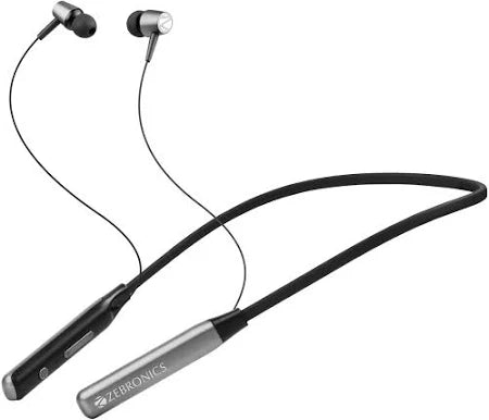 ZEBRONICS Zeb-LARK-GREY-Bluetooth neckband