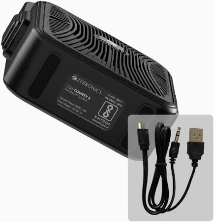 ZEBRONICS Zeb-COUNTY-BLACK Bluetooth Speaker